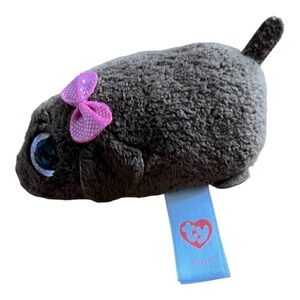 TY Maggie Poodle Teeny Puppy Dog Plush Adorable‎ Eyes Stuffed Animal Kids Toy 4”